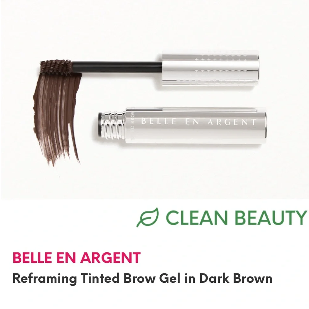 💎 BELLE EN ARGENT REFRAMING TINTED BROW GEL IN DARK BROWN